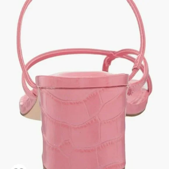 Calvin Klein Becca Strappy Slide Sandals Pink -8.5 - Picture 3 of 10